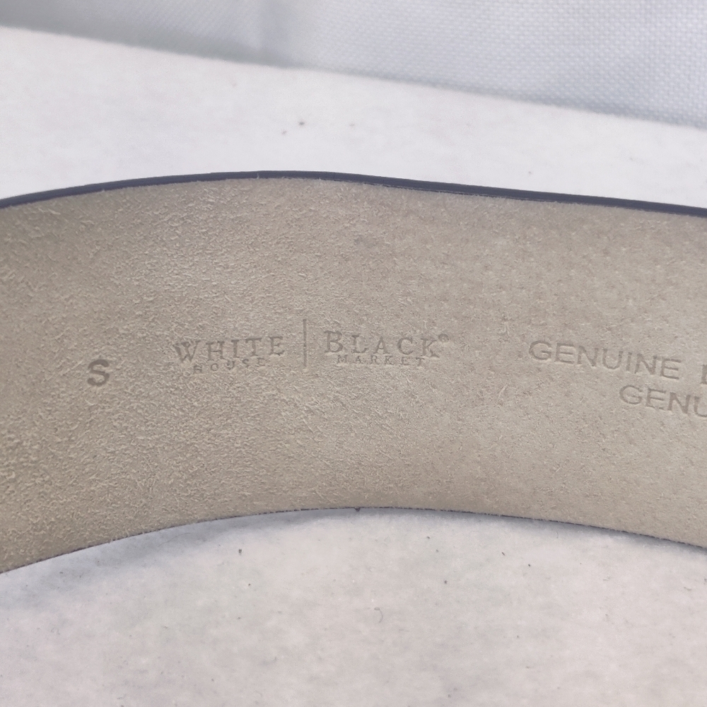 WHBM Animal Print Belt Calf Hair Size S Accent Statement White House Blck Market - Picture 4 of 11